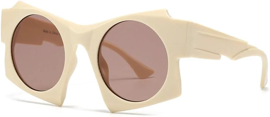 Модные солнцезащитные очки неправильной квадратной формы для женщин и мужчин, с уникальной оправой, в тренде, с защитой от УФ-излучения UV400 MTZJH, Beige
Модные солнцезащитные очки неправильной квадратной формы для женщин и мужчин, с уникальной оправой, в тренде, с защитой от УФ-излучения UV400 MTZJH, Beige