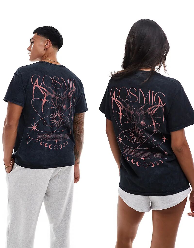 Футболка с принтом «Космический» спереди и сзади, выстиранная в снежном цвете PRNT
Футболка с принтом «Космический» спереди и сзади, выстиранная в снежном цвете PRNT