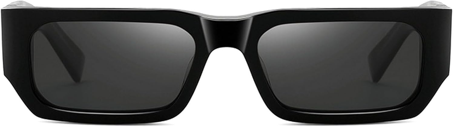 Поляризованные прямоугольные солнцезащитные очки для женщин, винтажные, маленькие, в стиле ретро 90-х, женские солнцезащитные очки из ацетата с защитой от УФ-излучения mincl, Black
Поляризованные прямоугольные солнцезащитные очки для женщин, винтажные, маленькие, в стиле ретро 90-х, женские солнцезащитные очки из ацетата с защитой от УФ-излучения mincl, Black