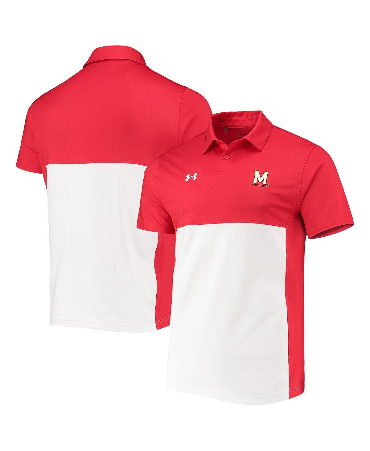 Мужская красно-белая рубашка поло maryland terrapins 2022 blocked coaches performance Under Armour, мульти
Мужская красно-белая рубашка поло maryland terrapins 2022 blocked coaches performance Under Armour, мульти
