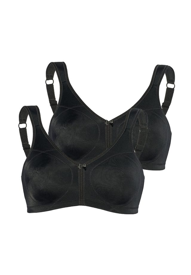 Спортивные бюстгальтеры Soft-Bra 2 шт. в упаковке Sassa, черный
Спортивные бюстгальтеры Soft-Bra 2 шт. в упаковке Sassa, черный