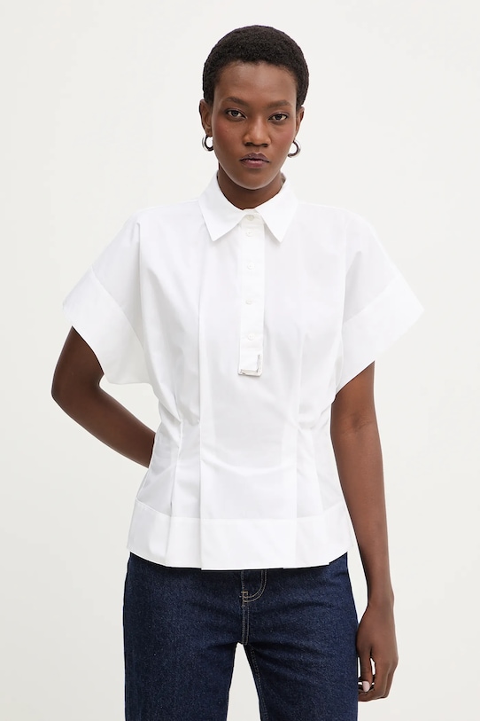 Хлопковая блузка Karl Lagerfeld, белый
Хлопковая блузка Karl Lagerfeld, белый