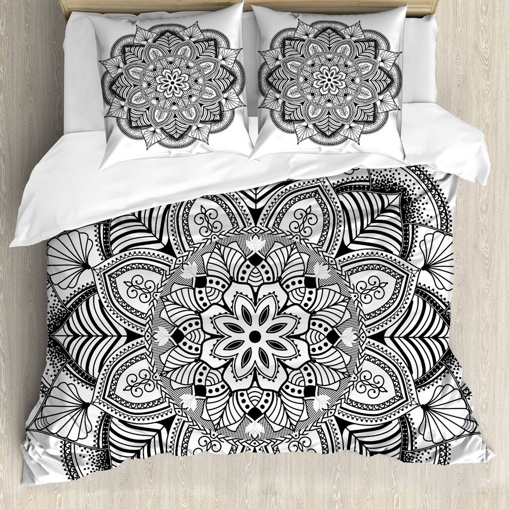 ABAKUHAUS Пододеяльник Mandala, черно-белое искусство мандалы, защита от клещей, подходит для аллергиков с наволочками, 200 см x 200 см - 80 x 80 см, черный и белый
ABAKUHAUS Пододеяльник Mandala, черно-белое искусство мандалы, защита от клещей, подходит для аллергиков с наволочками, 200 см x 200 см - 80 x 80 см, черный и белый