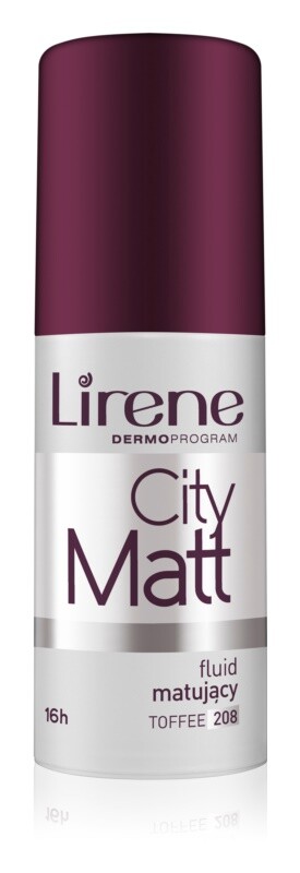 Жидкая матирующая основа с разглаживающим эффектом Lirene City Matt, оттенок 208 Toffee 30 мл
Жидкая матирующая основа с разглаживающим эффектом Lirene City Matt, оттенок 208 Toffee 30 мл