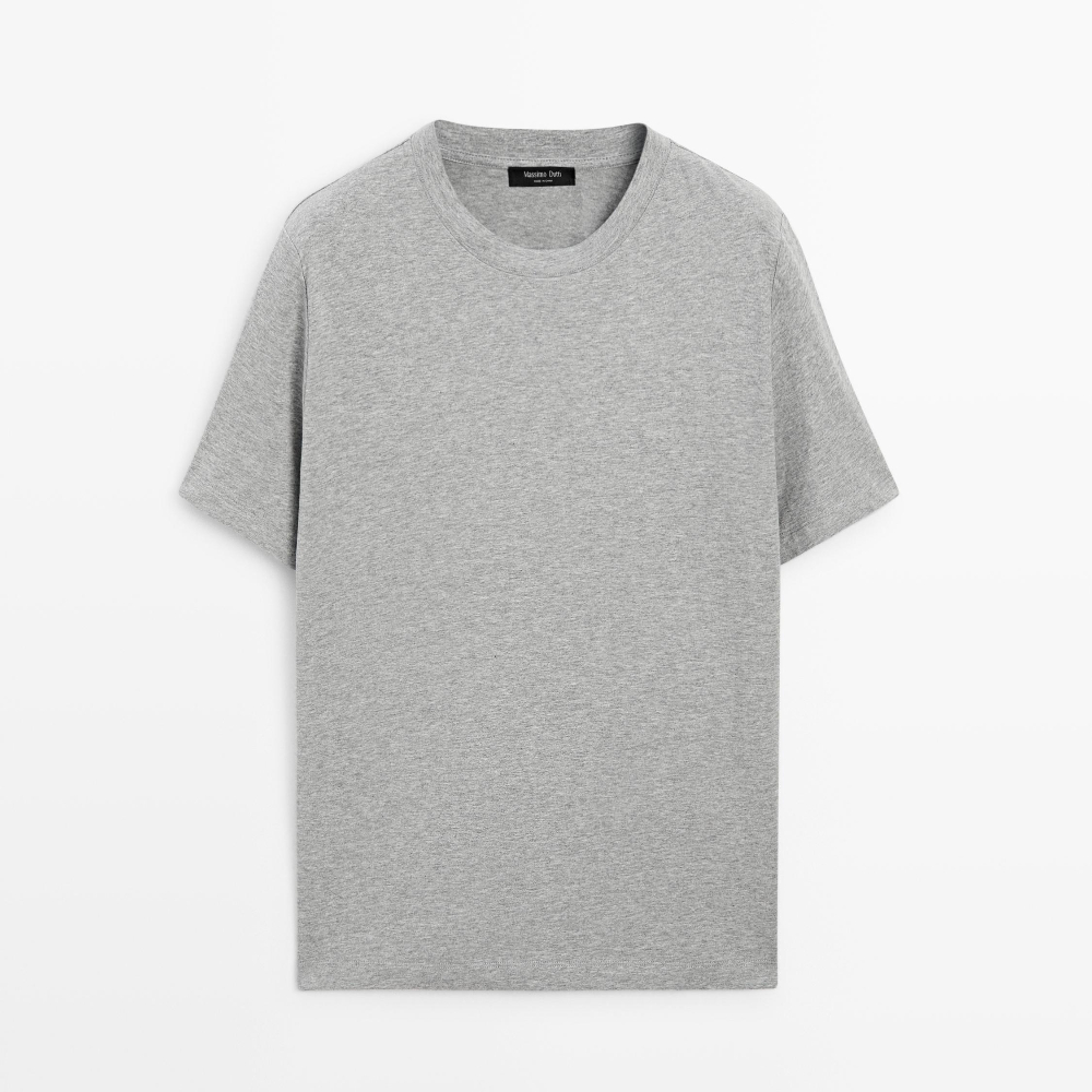 Футболка Massimo Dutti Short Sleeve Cotton Melange, серый меланж
Футболка Massimo Dutti Short Sleeve Cotton Melange, серый меланж
