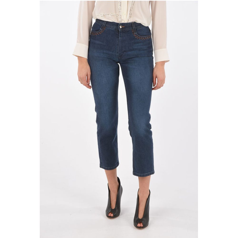 Синие хлопковые джинсы Деним Chloé, Blue
Синие хлопковые джинсы Деним Chloé, Blue