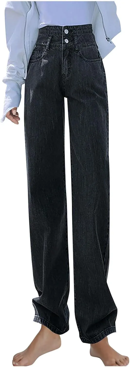 Женские джинсы Wide Leg Cropped High Waisted Baggy Denim Pants
Женские джинсы Wide Leg Cropped High Waisted Baggy Denim Pants