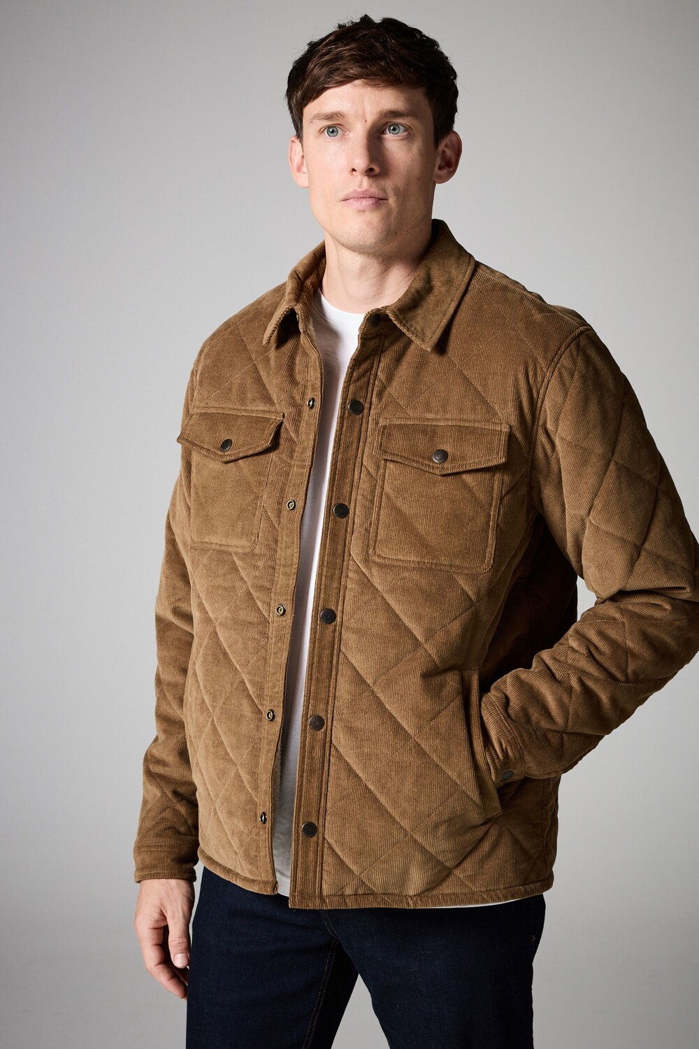 Стеганый шнур с ромбовидной отделкой из борга Next, коричневый
Стеганый шнур с ромбовидной отделкой из борга Next, коричневый