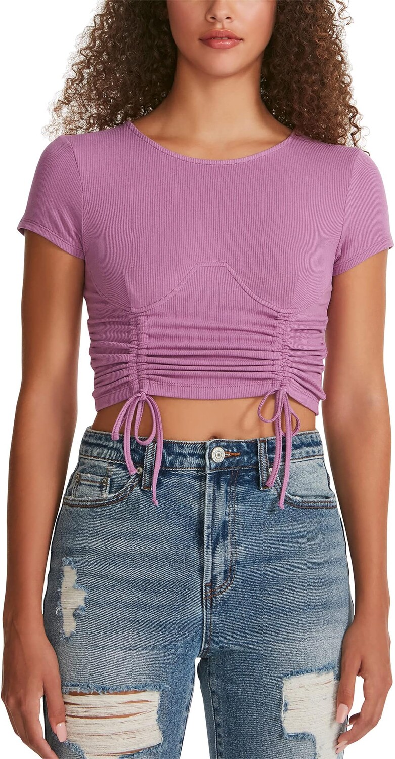 Топ Madden Girl Short Sleeve Top w/ Corset & Ruched Front, цвет Mulberry
Топ Madden Girl Short Sleeve Top w/ Corset & Ruched Front, цвет Mulberry