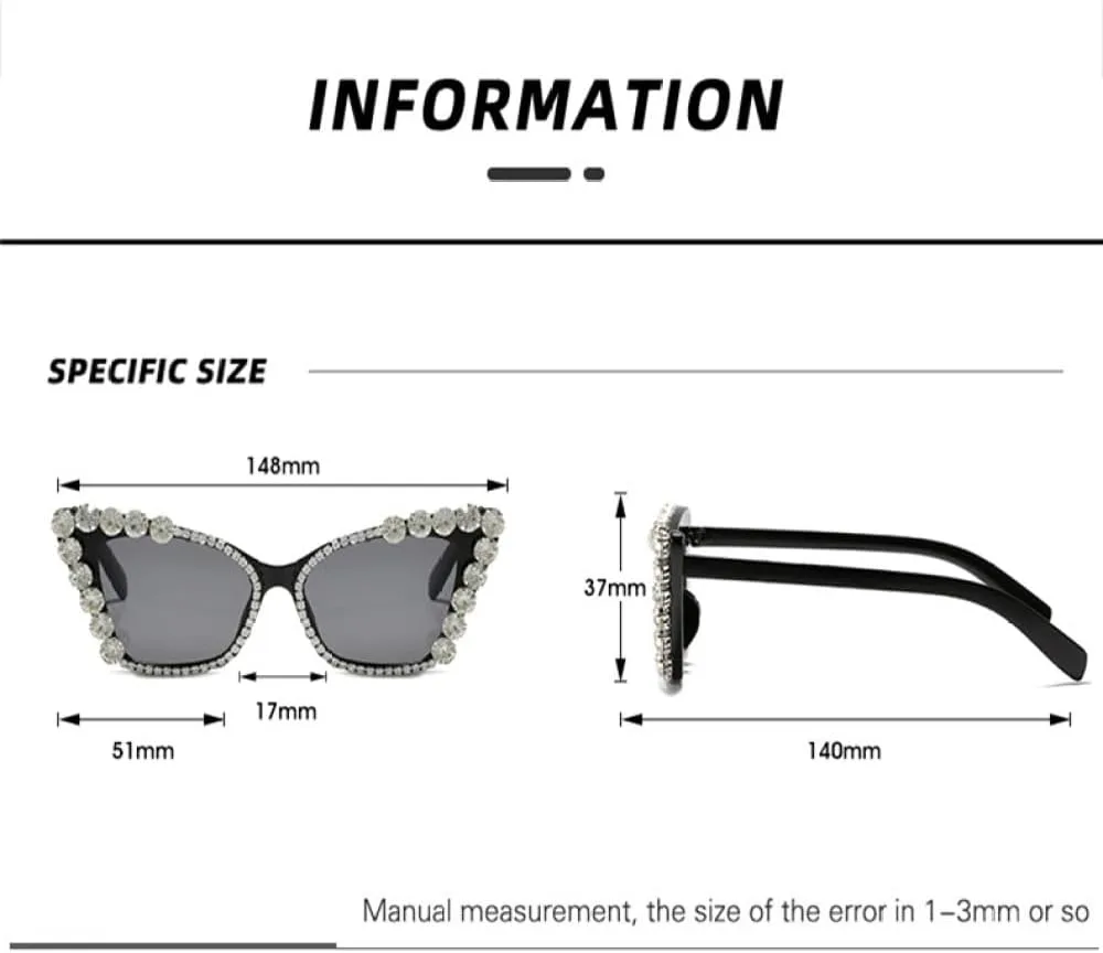 Модные солнцезащитные очки «кошачий глаз» с бриллиантами для женщин, украшенные кристаллами и стразами, женские очки с защитой от ультрафиолета UV400 generic, White
Модные солнцезащитные очки «кошачий глаз» с бриллиантами для женщин, украшенные кристаллами и стразами, женские очки с защитой от ультрафиолета UV400 generic, White