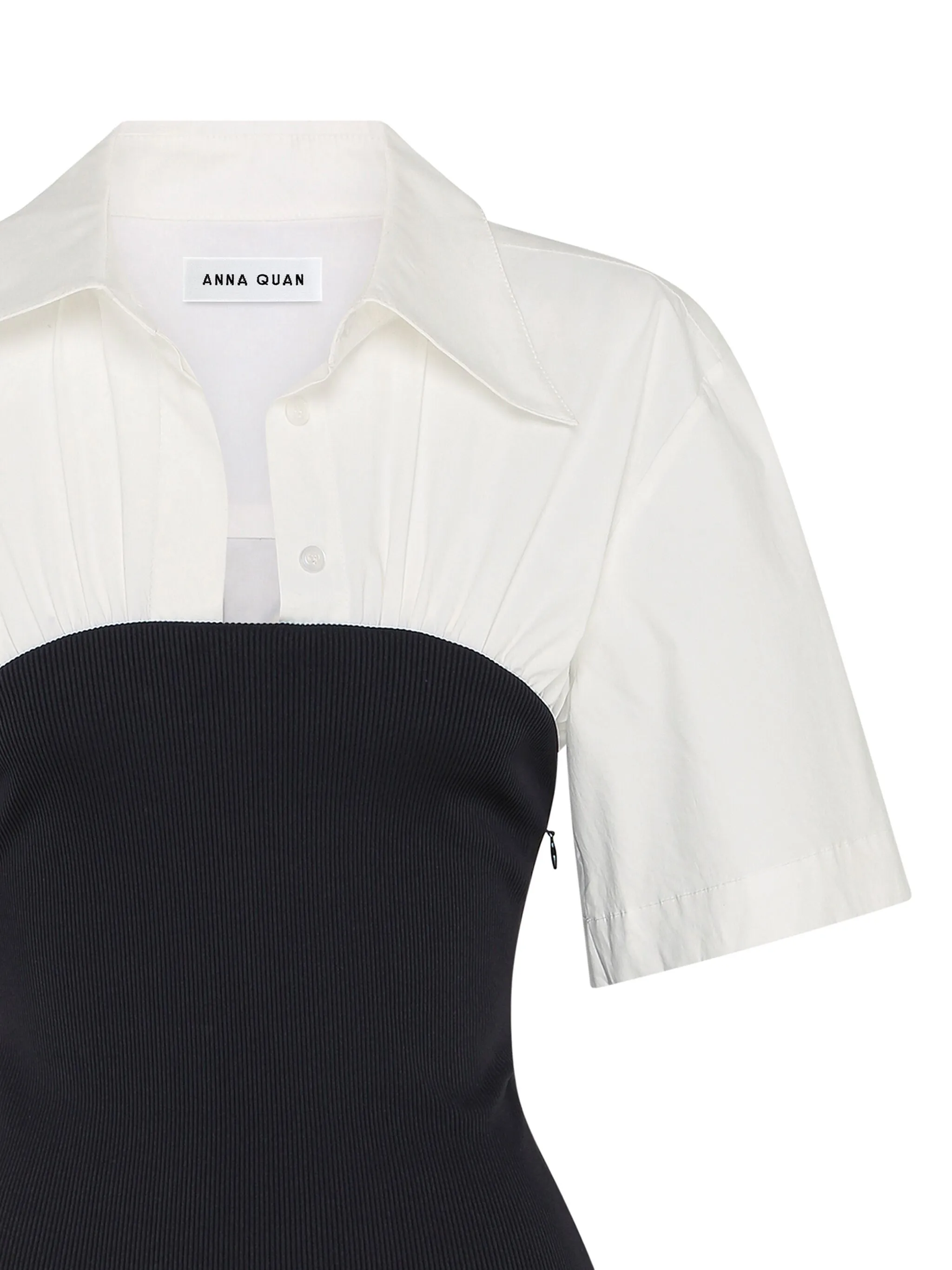 Платье-рубашка Kali из смесового органического хлопка Anna Quan, белый
Платье-рубашка Kali из смесового органического хлопка Anna Quan, белый