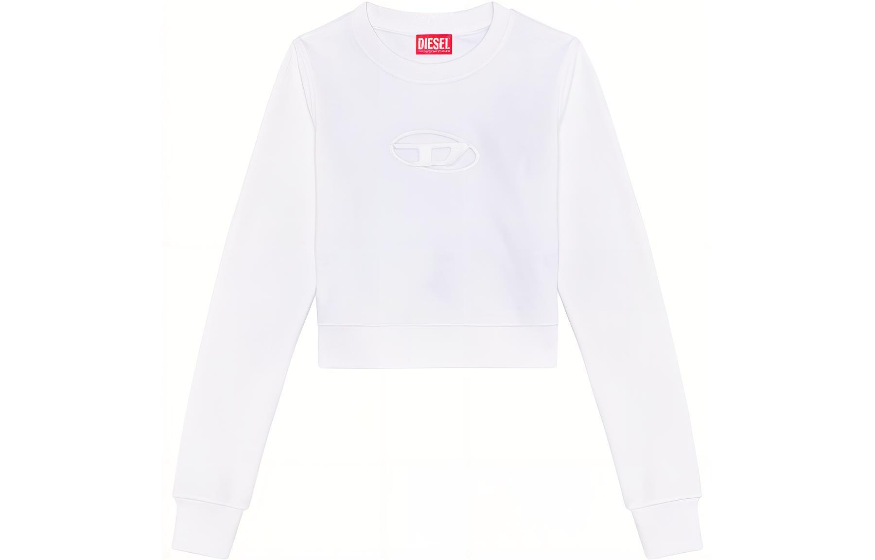 Футболка F Slimmy Od с вырезанным логотипом укороченная DIESEL, белая
Футболка F Slimmy Od с вырезанным логотипом укороченная DIESEL, белая