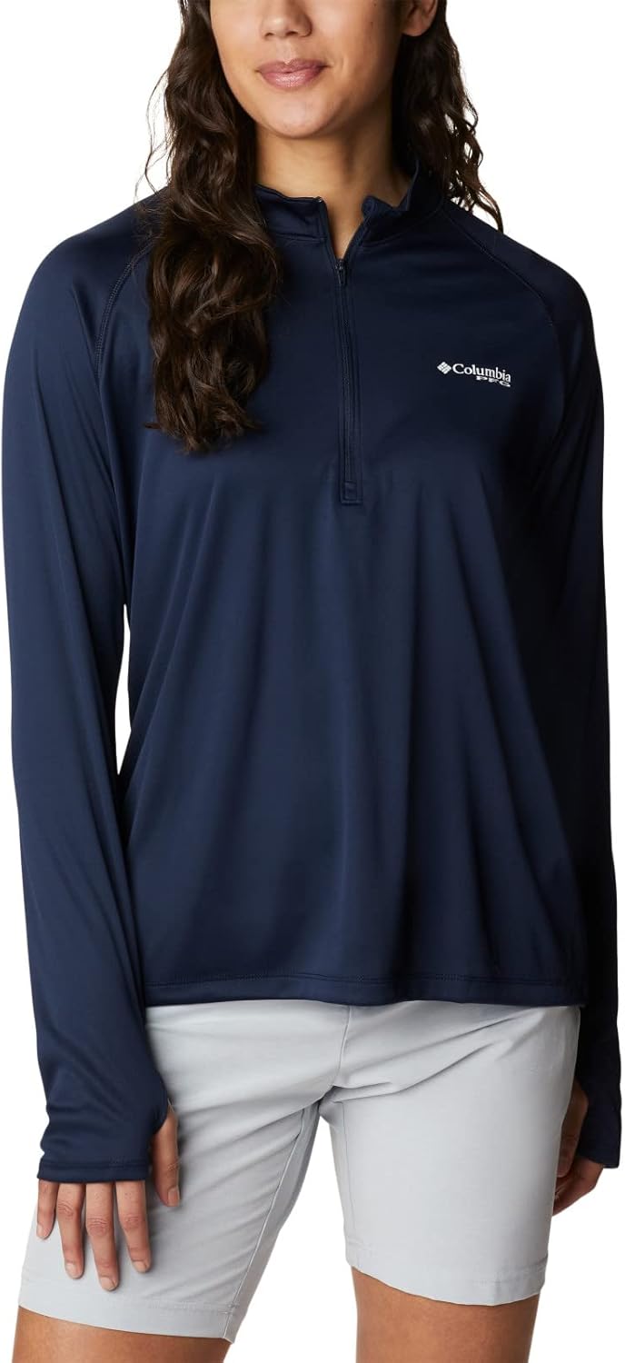 Женская футболка Columbia Tidal Tee с молнией 1/4, Collegiate Navy/White Logo, Белый, Женская футболка Columbia Tidal Tee с молнией 1/4, Collegiate Navy/White Logo
Женская футболка Columbia Tidal Tee с молнией 1/4, Collegiate Navy/White Logo, Белый, Женская футболка Columbia Tidal Tee с молнией 1/4, Collegiate Navy/White Logo