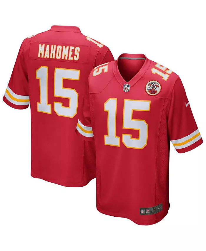 Мужская игровая футболка Patrick Mahomes Kansas City Chiefs Nike, белый 
Мужская игровая футболка Patrick Mahomes Kansas City Chiefs Nike, белый