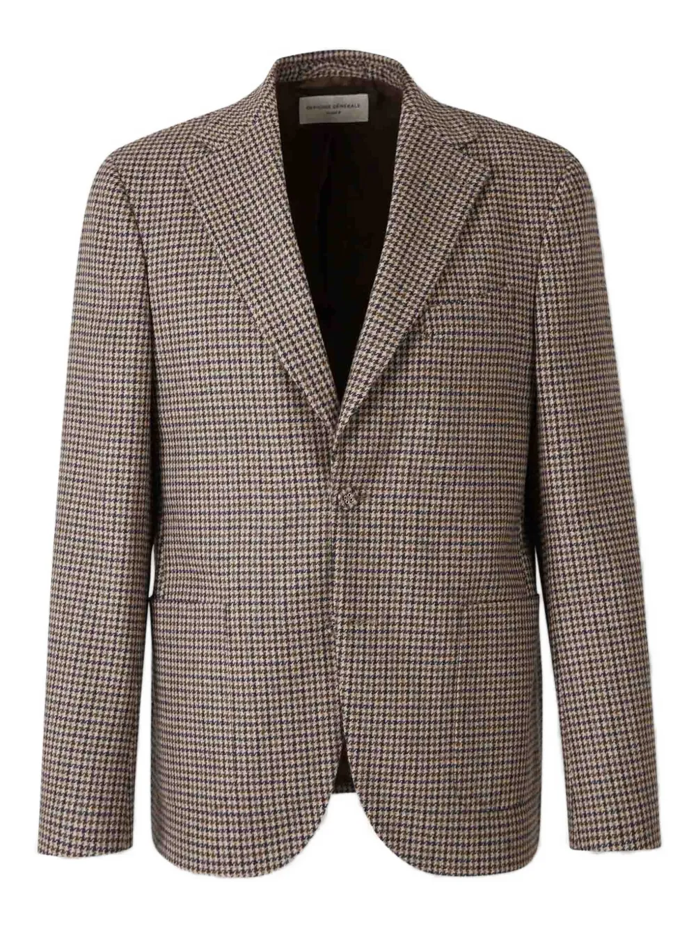 Однобортный блейзер из девственной шерсти Officine Generale, нейтральный
Однобортный блейзер из девственной шерсти Officine Generale, нейтральный