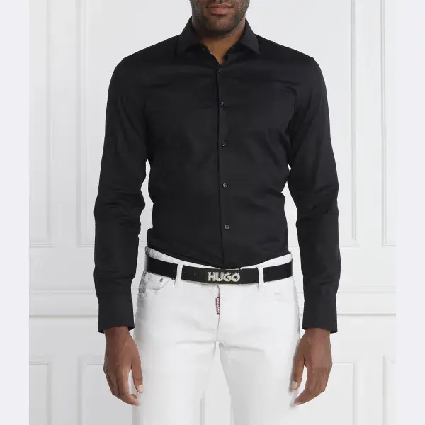 Kenno рубашка узкого кроя Hugo, черный
Kenno рубашка узкого кроя Hugo, черный