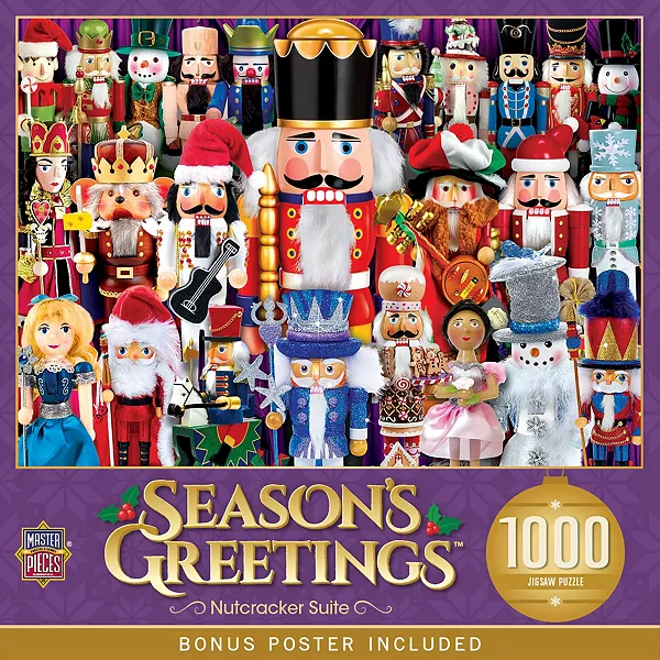 Шедевры: праздничные поздравления - пазл «Щелкунчик» из 1000 деталей Masterpieces Puzzles, multicolor
Шедевры: праздничные поздравления - пазл «Щелкунчик» из 1000 деталей Masterpieces Puzzles, multicolor