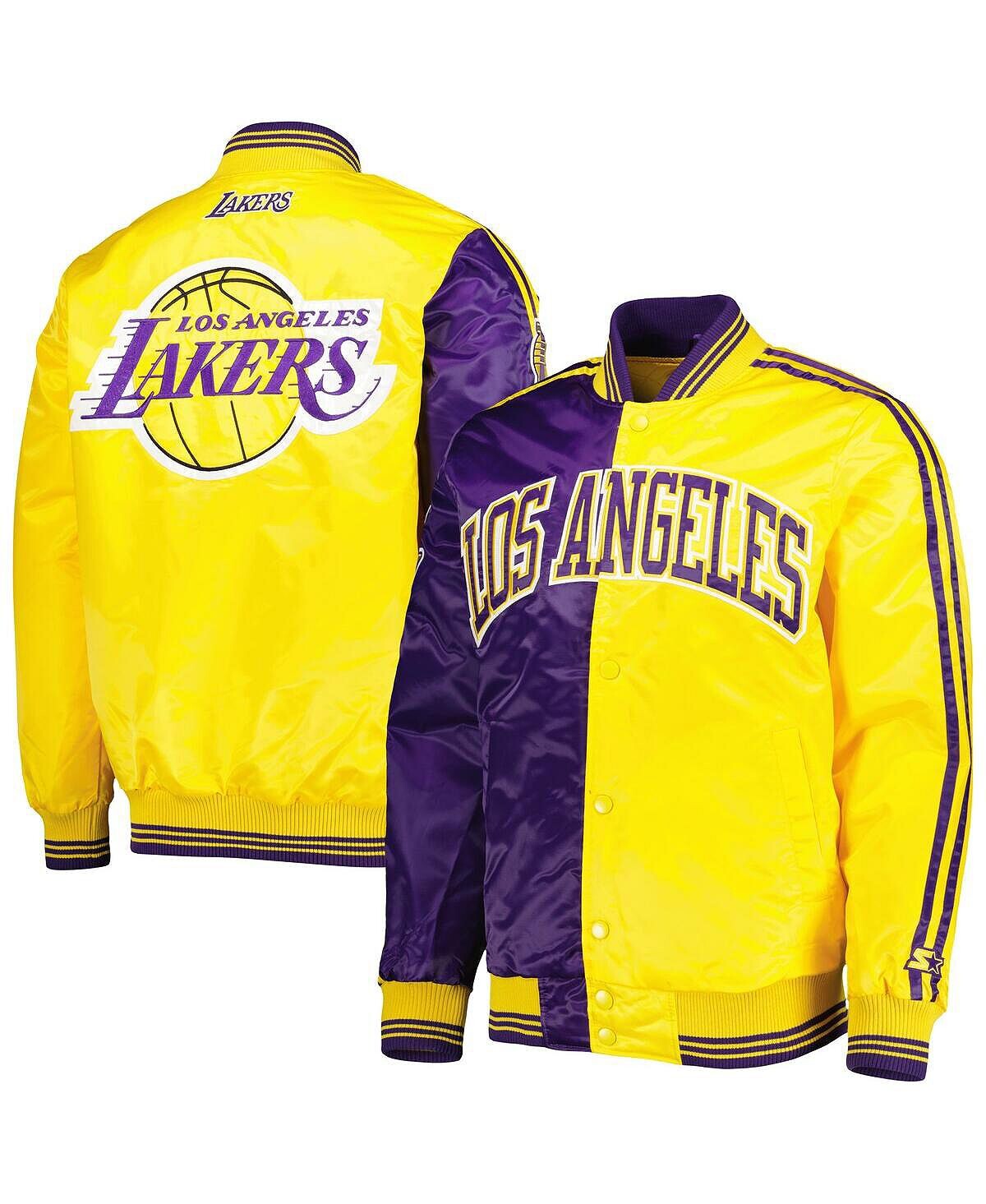 Мужская пурпурно-золотая куртка los angeles lakers fast break satin full-snap Starter, мульти
Мужская пурпурно-золотая куртка los angeles lakers fast break satin full-snap Starter, мульти