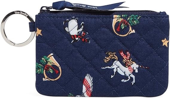 Женский хлопковый кошелек Vera Bradley на молнии с чехлом для документов, темно-синий
Женский хлопковый кошелек Vera Bradley на молнии с чехлом для документов, темно-синий