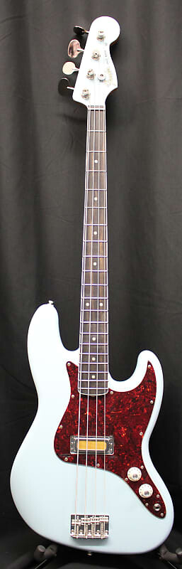 Fender Gold Foil Jazz Bass Ebony Fingerboard Sonic Blue Electric Bass w/Gigbag
Fender Gold Foil Jazz Bass Ebony Fingerboard Sonic Blue Electric Bass w/Gigbag