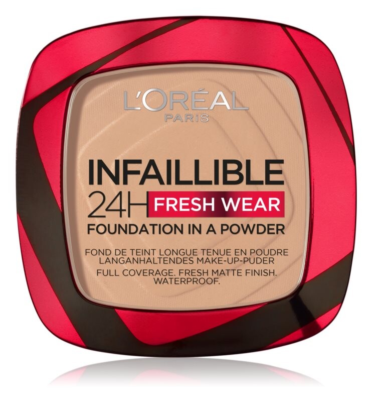 Порошковая основа L’Oréal Paris Infaillible Fresh Wear 24h, оттенок 120 Vanilla 9 г
Порошковая основа L’Oréal Paris Infaillible Fresh Wear 24h, оттенок 120 Vanilla 9 г