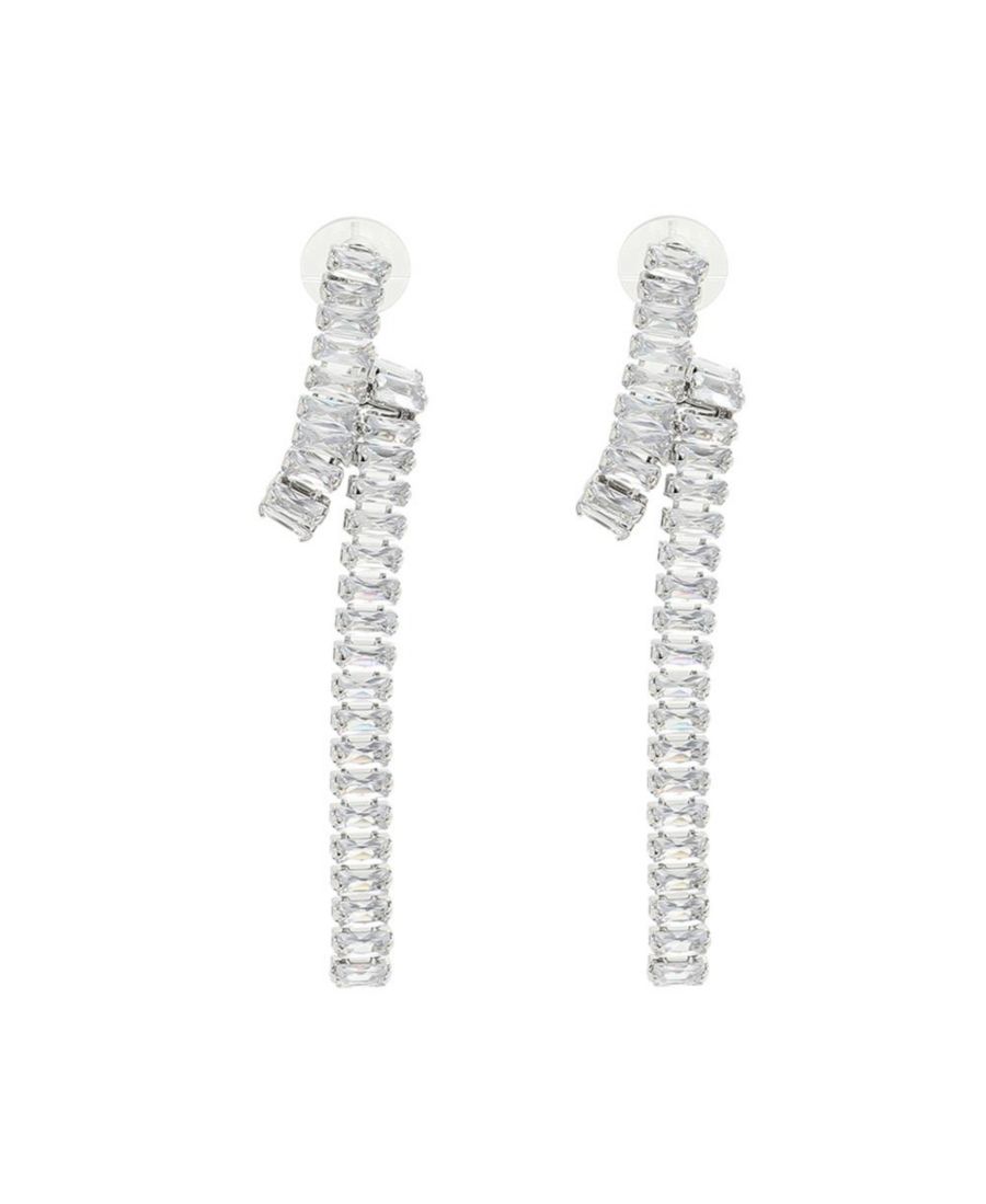 Женские серьги-подвески с блестками SOHI, Silver
Женские серьги-подвески с блестками SOHI, Silver