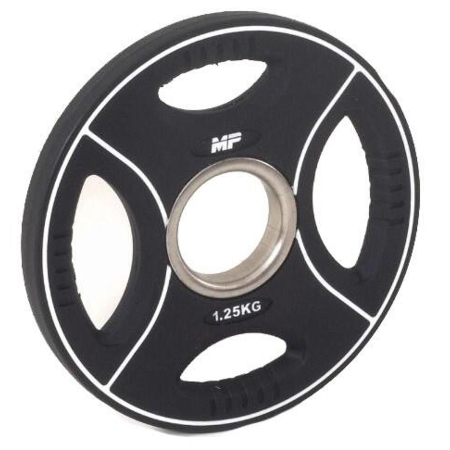 Весовая пластина Muscle Power PU с 4 ручками - 50 мм - 1,25 кг, черный
Весовая пластина Muscle Power PU с 4 ручками - 50 мм - 1,25 кг, черный