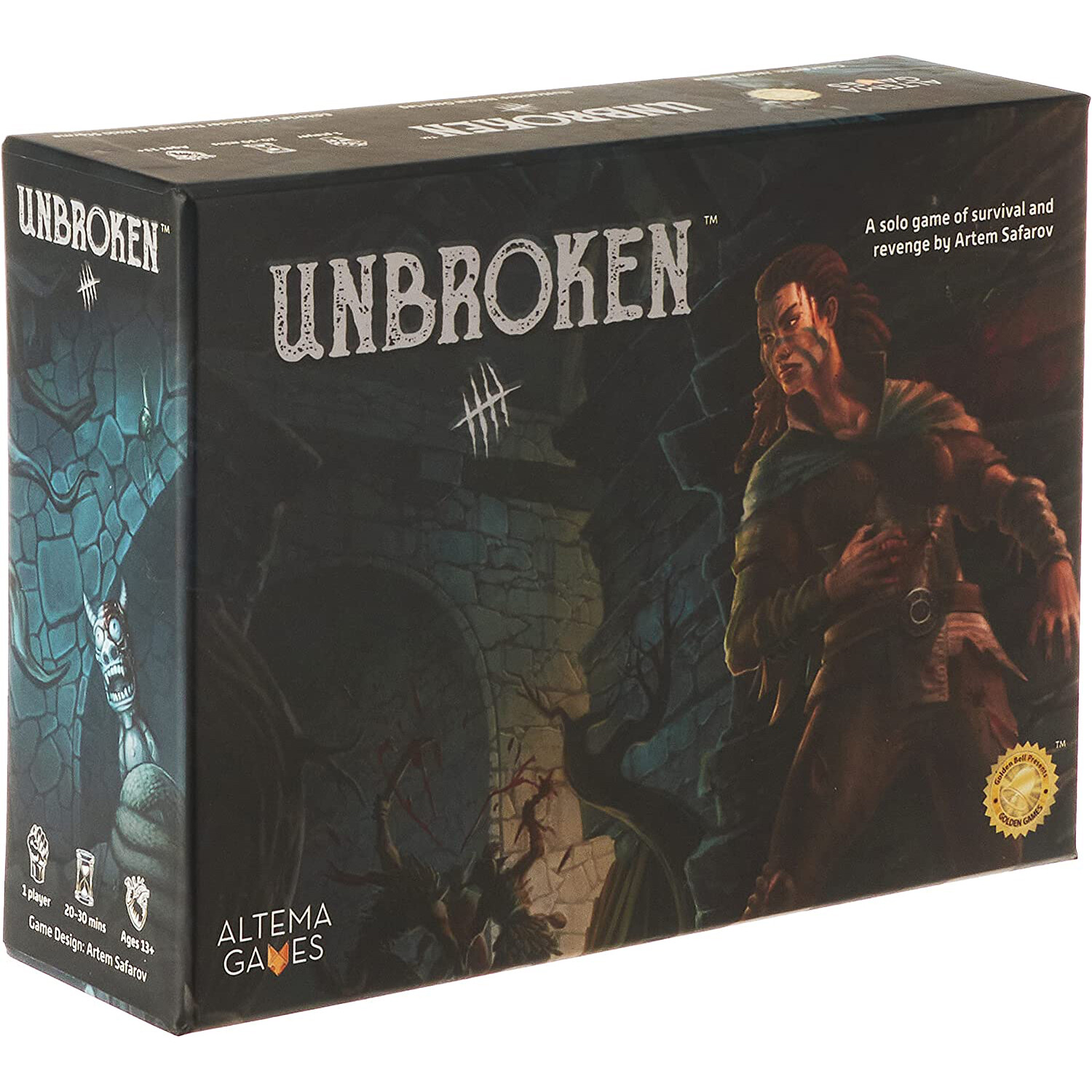 Настольная игра Golden Bell Studios Unbroken: A Solo Game Of Survival And Revenge 
Настольная игра Golden Bell Studios Unbroken: A Solo Game Of Survival And Revenge