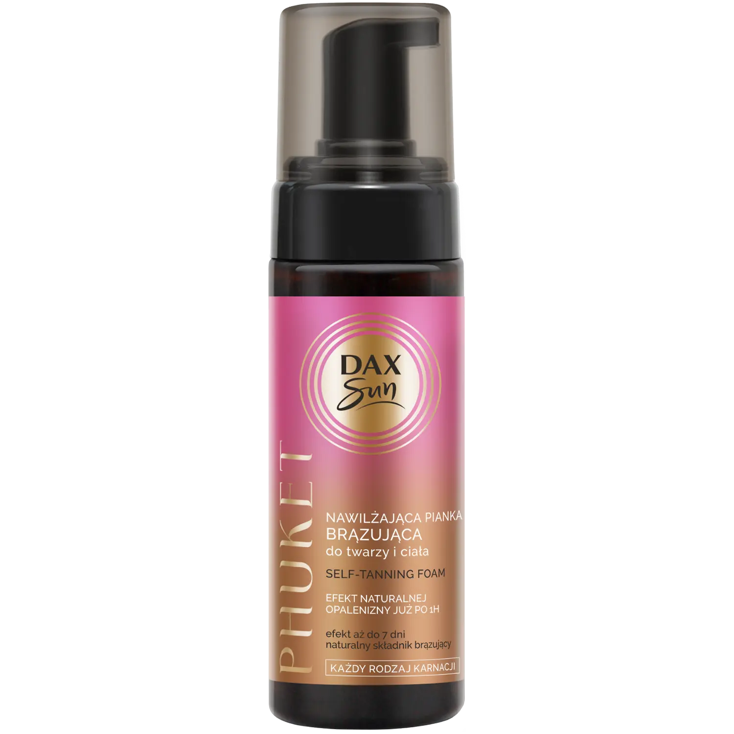 Dax Sun увлажняющая бронзирующая пена Пхукет, 160 мл
Dax Sun увлажняющая бронзирующая пена Пхукет, 160 мл