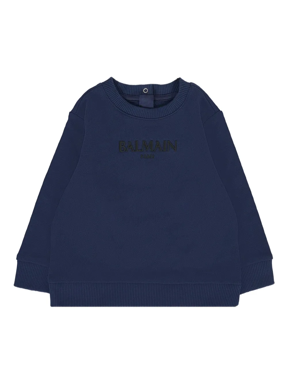 Свитшот с застёжками и круглым вырезом Balmain Kids, синий
Свитшот с застёжками и круглым вырезом Balmain Kids, синий