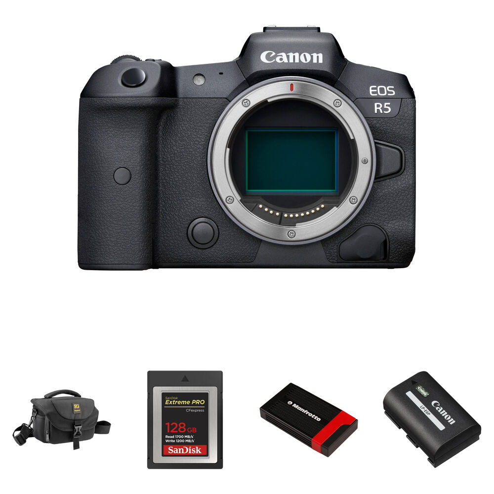 Беззеркальная камера Canon EOS R5 Mirrorless Camera with Essentials+ Kit
Беззеркальная камера Canon EOS R5 Mirrorless Camera with Essentials+ Kit