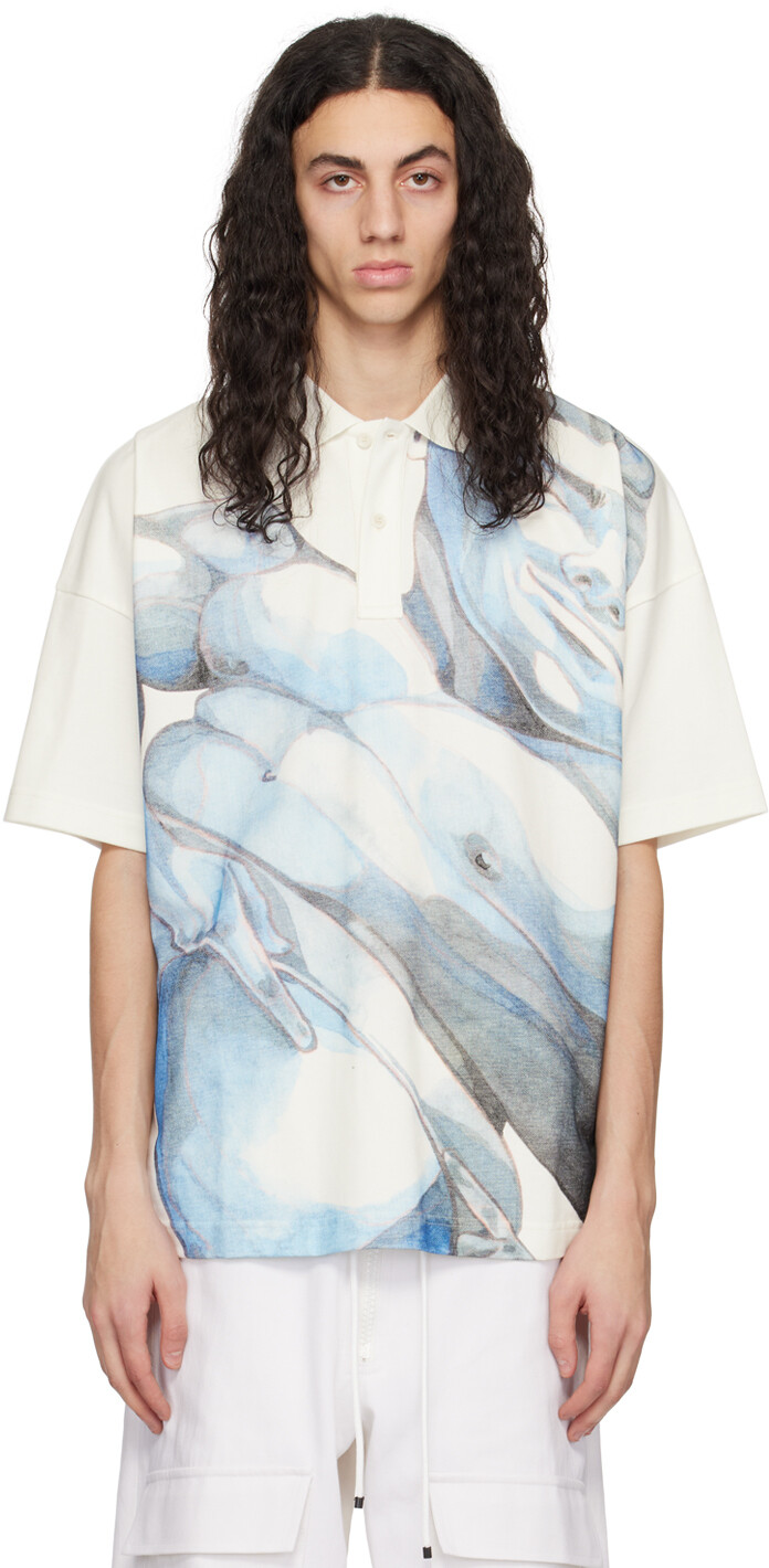 Поло Off-White с принтом JW Anderson, Серый, Поло Off-White с принтом JW Anderson
Поло Off-White с принтом JW Anderson, Серый, Поло Off-White с принтом JW Anderson