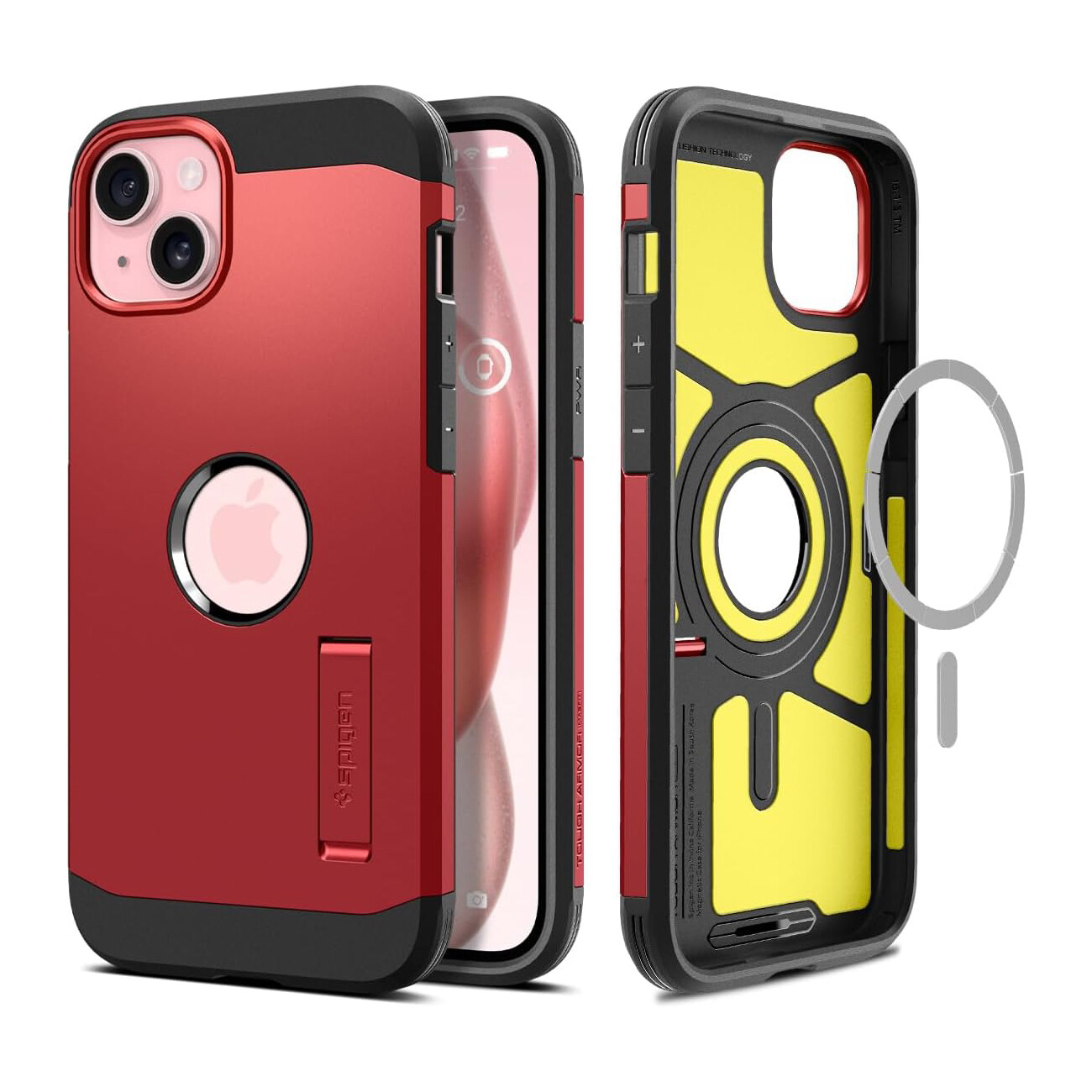 Чехол Spigen Tough Armor MagFit для iPhone 15, Red, Красный, Чехол Spigen Tough Armor MagFit для iPhone 15, Red
Чехол Spigen Tough Armor MagFit для iPhone 15, Red, Красный, Чехол Spigen Tough Armor MagFit для iPhone 15, Red