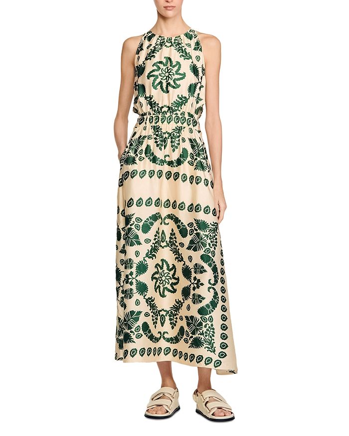 Макси-платье с вырезами Sandro, коричневый/бежевый
Макси-платье с вырезами Sandro, коричневый/бежевый