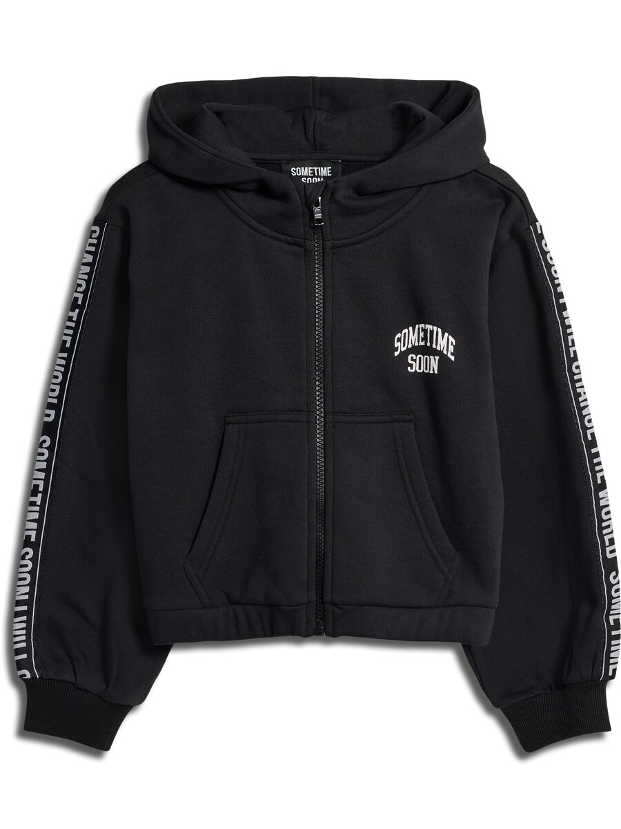 Толстовка с капюшоном на молнии SOMETIME SOON, черный
Толстовка с капюшоном на молнии SOMETIME SOON, черный