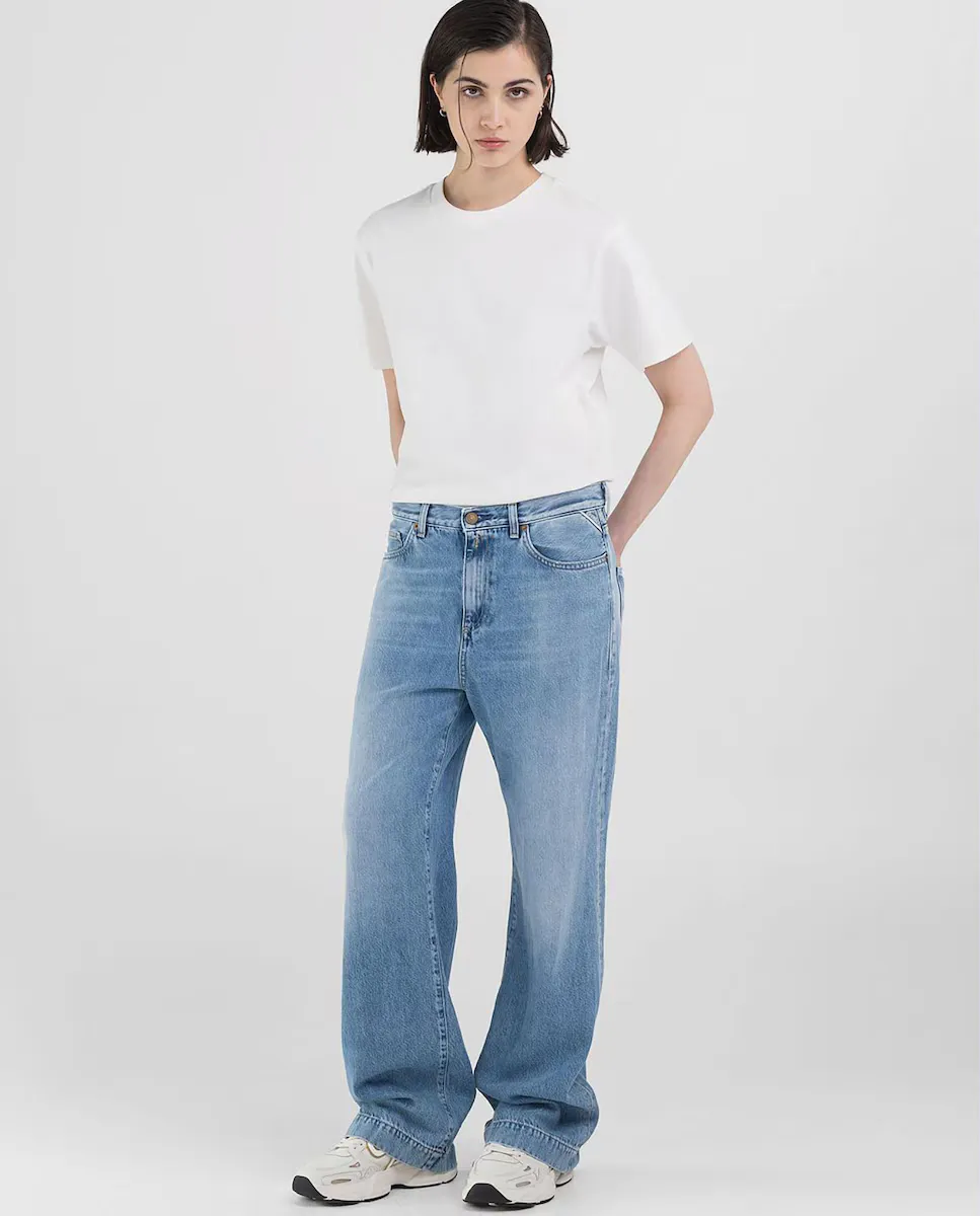 Женские джинсы прямого кроя с карманами Replay, синий
Женские джинсы прямого кроя с карманами Replay, синий