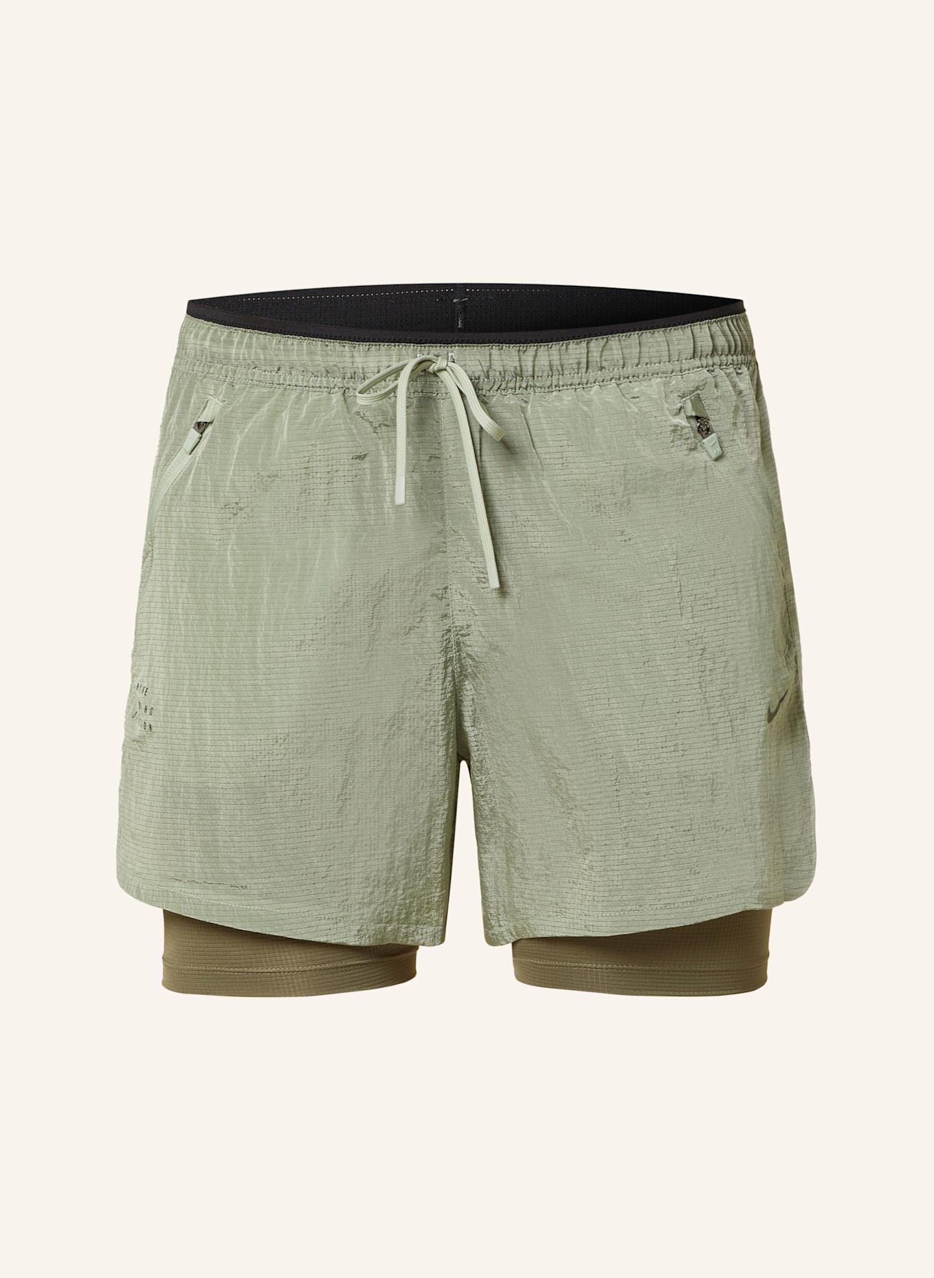 2-В-1 шорты для бега Stride Running Division Nike, зеленый
2-В-1 шорты для бега Stride Running Division Nike, зеленый