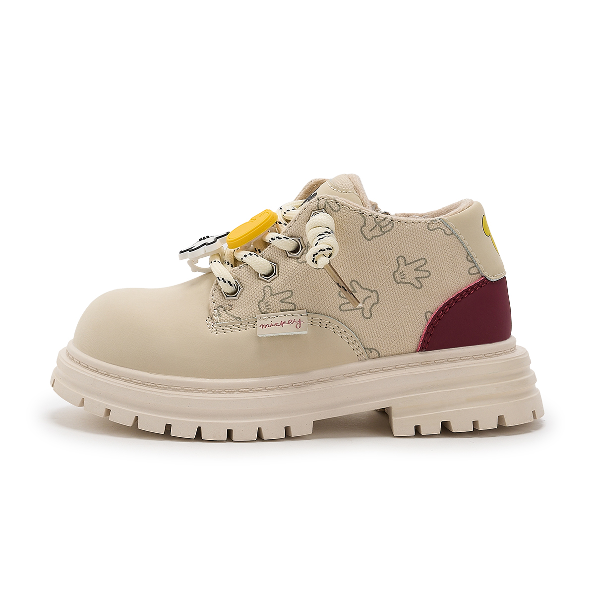 Mickey против ударов амортизирующие и устойчивые к истиранию низкие детские кожаные ботинки для подростков Disney, бежевый
Mickey против ударов амортизирующие и устойчивые к истиранию низкие детские кожаные ботинки для подростков Disney, бежевый