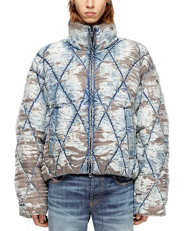 Стеганая джинсовая куртка W-Kons Diesel, мультиколор
Стеганая джинсовая куртка W-Kons Diesel, мультиколор