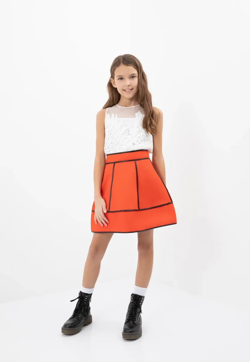 Летняя юбка Gulliver расклешенного кроя, цвет Orange
Летняя юбка Gulliver расклешенного кроя, цвет Orange