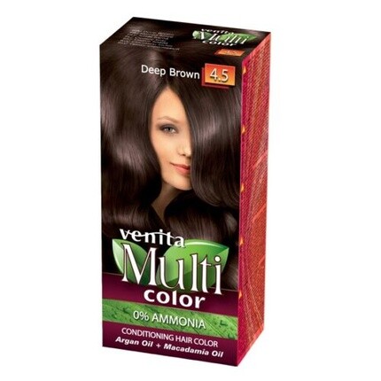 Краска для волос VENITA MultiColor Hair Care 4.5 Темно-коричневый
Краска для волос VENITA MultiColor Hair Care 4.5 Темно-коричневый