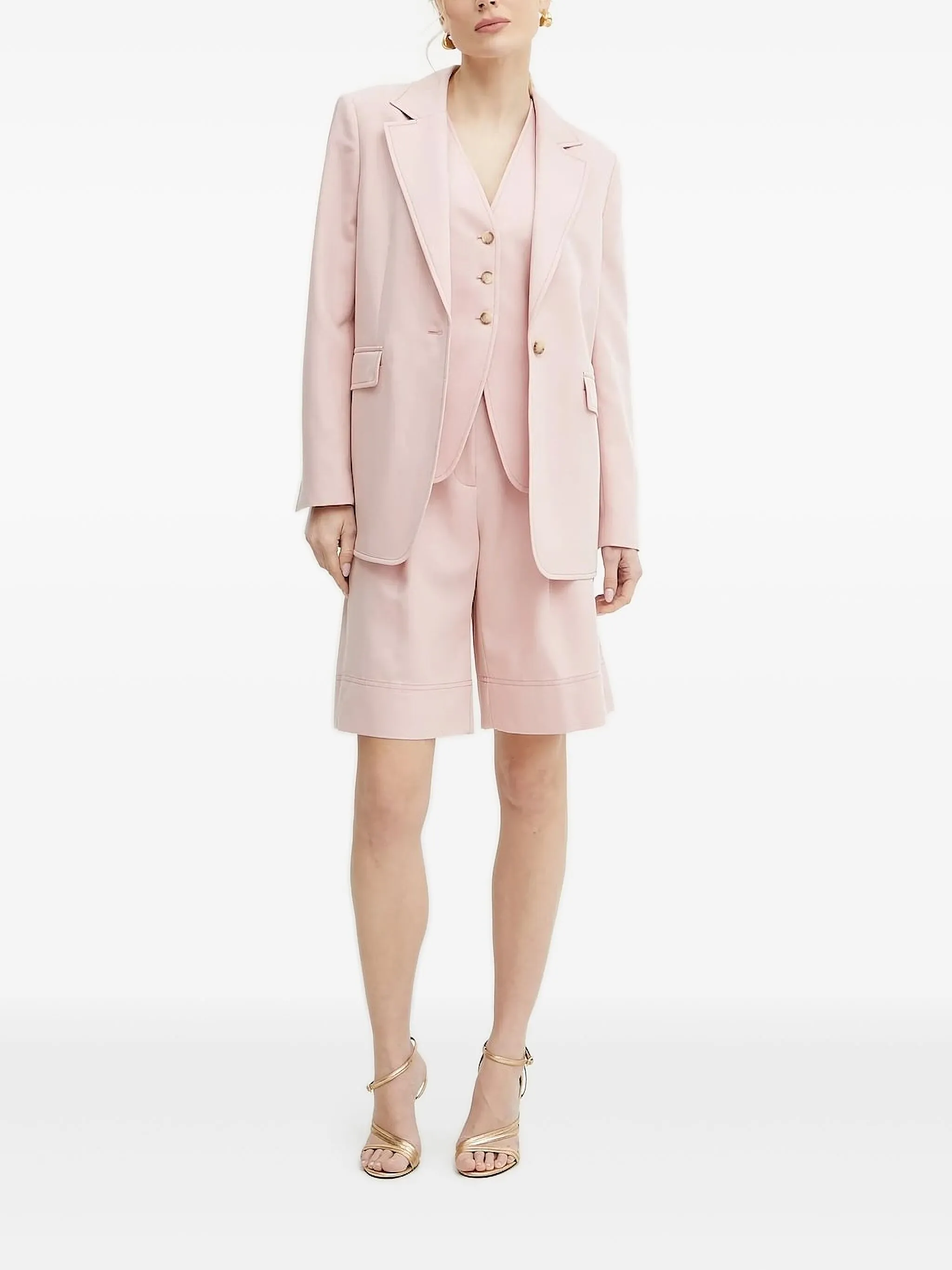 Блейзер с заостренными лацканами Boss, розовый
Блейзер с заостренными лацканами Boss, розовый