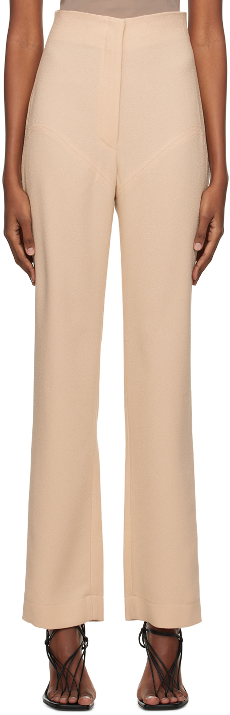 SSENSE Work Capsule — бежевые брюки со вставками Paris Georgia
SSENSE Work Capsule — бежевые брюки со вставками Paris Georgia