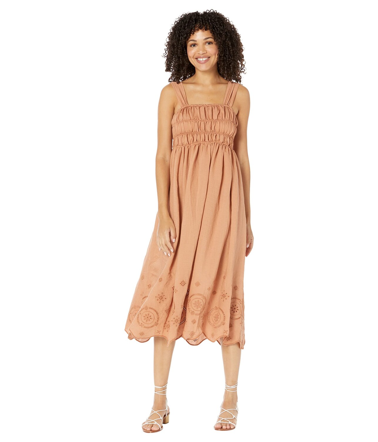 Платье MOON RIVER, Midi Dress with Embroidery Eyelet Detail
Платье MOON RIVER, Midi Dress with Embroidery Eyelet Detail