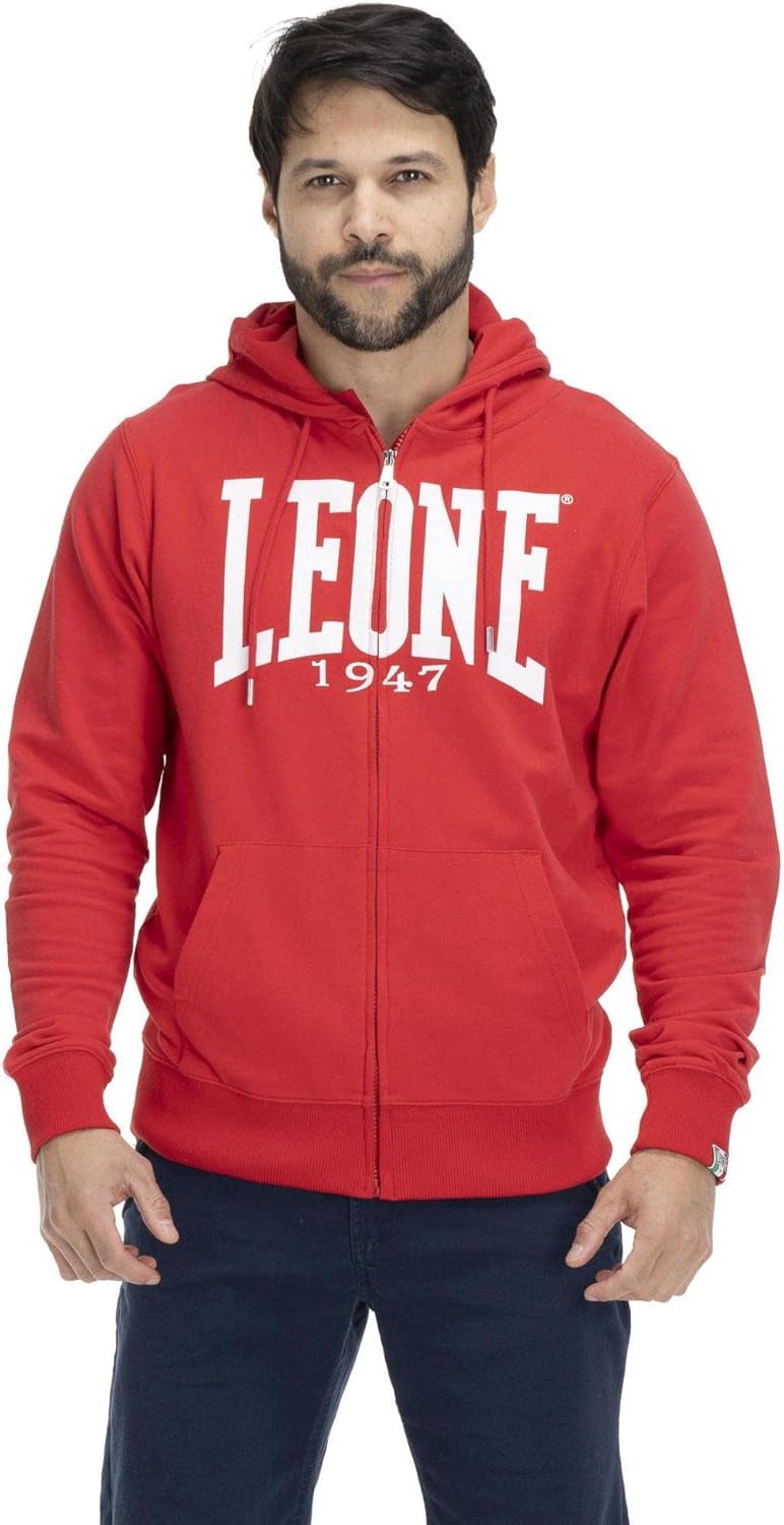 Мужская толстовка с капюшоном Leone 1947 Apparel с большим логотипом, красный
Мужская толстовка с капюшоном Leone 1947 Apparel с большим логотипом, красный