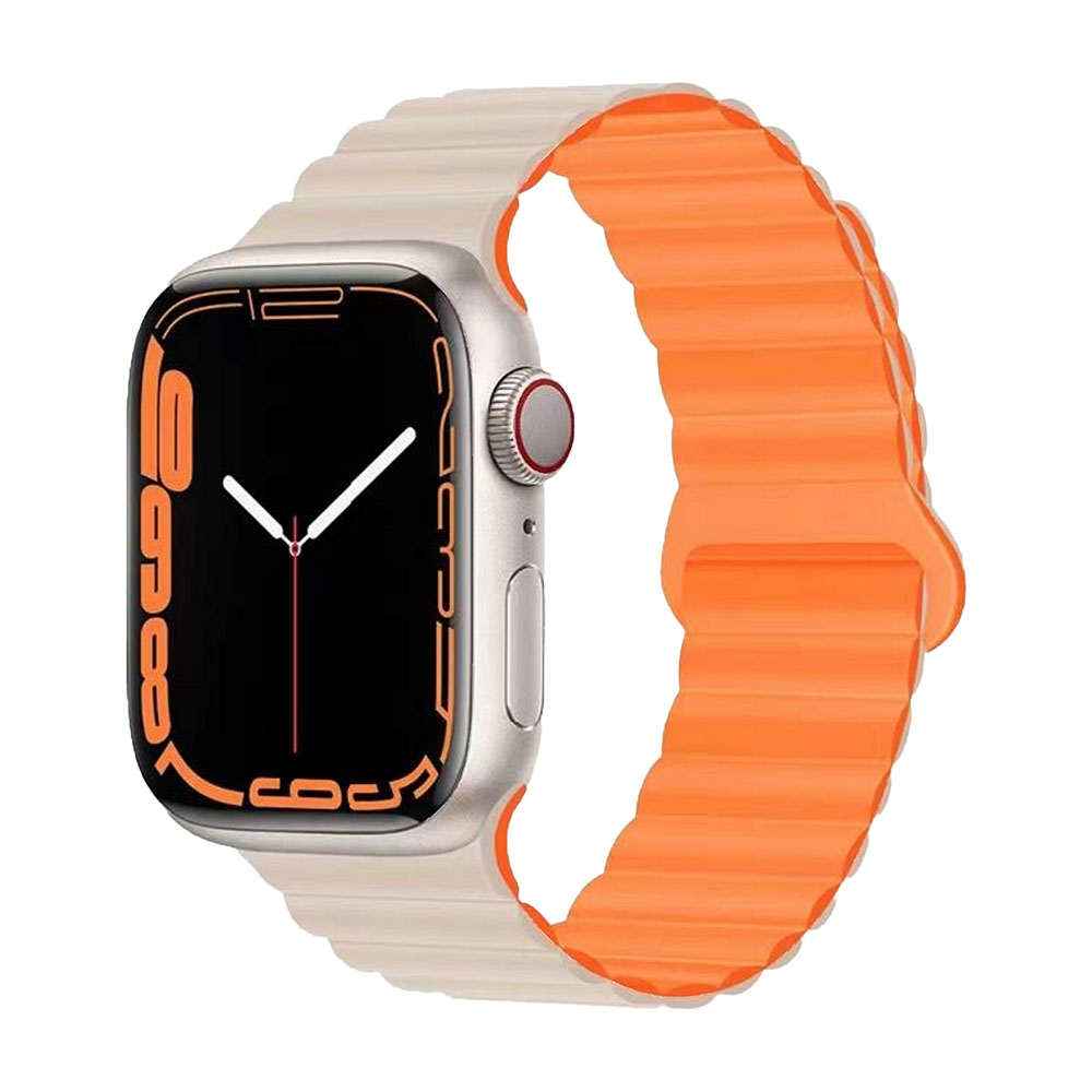 Ремешок Wepro для часов Apple Watch Series 10, 225 мм, бежевый/оранжевый
Ремешок Wepro для часов Apple Watch Series 10, 225 мм, бежевый/оранжевый