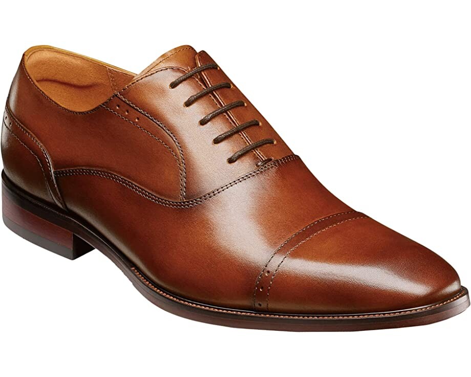 Оксфорды Sorrento Cap Toe Oxford Florsheim, коньяк гладкий
Оксфорды Sorrento Cap Toe Oxford Florsheim, коньяк гладкий