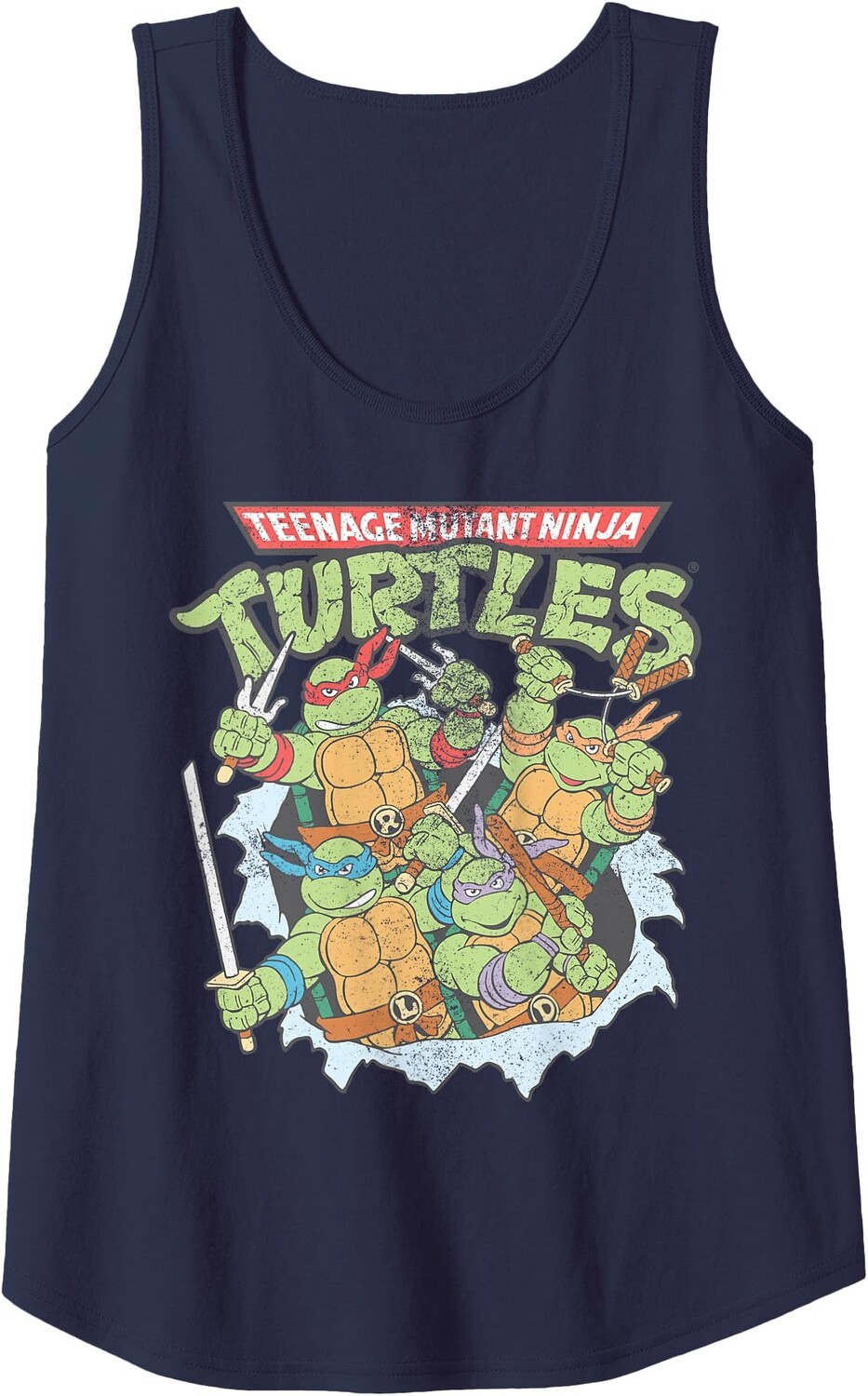 Женская майка Nickelodeon Teenage Mutant Ninja Turtles Break Through, темно-синий
Женская майка Nickelodeon Teenage Mutant Ninja Turtles Break Through, темно-синий