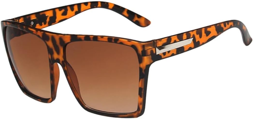 Модные солнцезащитные очки большого размера для женщин и мужчин, летние очки для путешествий, солнцезащитные очки с защитой от УФ-излучения UV400 VVTWSSW, Leopard Gradient Tea
Модные солнцезащитные очки большого размера для женщин и мужчин, летние очки для путешествий, солнцезащитные очки с защитой от УФ-излучения UV400 VVTWSSW, Leopard Gradient Tea