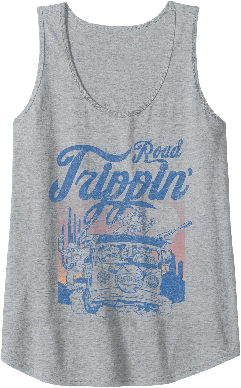 Женская майка Teenage Mutant Ninja Turtles Vintage Road Squad, серый вереск
Женская майка Teenage Mutant Ninja Turtles Vintage Road Squad, серый вереск